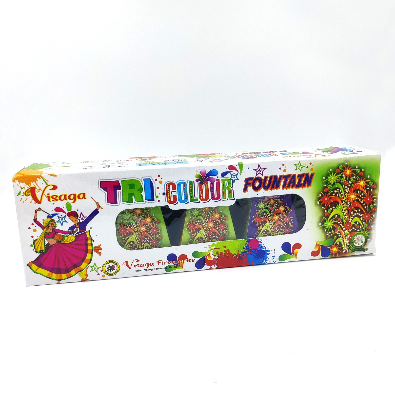 Tri Colour Fountain (5 Pcs)